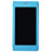 Funda de Cuero Cartera con Soporte para Samsung Galaxy S5 G900F G903F Azul Cielo