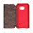 Funda de Cuero Cartera con Soporte para Samsung Galaxy S6 Edge+ Plus SM-G928F Marron