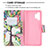 Funda de Cuero Cartera con Soporte Patron de Moda Carcasa B01F para Samsung Galaxy M32 5G