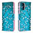 Funda de Cuero Cartera con Soporte Patron de Moda Carcasa B01F para Samsung Galaxy Note 20 5G