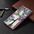 Funda de Cuero Cartera con Soporte Patron de Moda Carcasa B01F para Samsung Galaxy Note 20 Ultra 5G