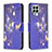 Funda de Cuero Cartera con Soporte Patron de Moda Carcasa B03F para Samsung Galaxy M33 5G