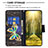 Funda de Cuero Cartera con Soporte Patron de Moda Carcasa B03F para Samsung Galaxy M53 5G
