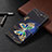 Funda de Cuero Cartera con Soporte Patron de Moda Carcasa B03F para Samsung Galaxy Note 20 5G