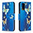 Funda de Cuero Cartera con Soporte Patron de Moda Carcasa B03F para Samsung Galaxy Note 20 5G