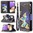 Funda de Cuero Cartera con Soporte Patron de Moda Carcasa B04F para Samsung Galaxy M32 5G