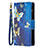 Funda de Cuero Cartera con Soporte Patron de Moda Carcasa B05F para Samsung Galaxy S22 Ultra 5G