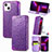 Funda de Cuero Cartera con Soporte Patron de Moda Carcasa H01 para Apple iPhone 14