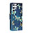 Funda de Cuero Cartera con Soporte Patron de Moda Carcasa H01X para Samsung Galaxy S22 Ultra 5G