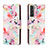 Funda de Cuero Cartera con Soporte Patron de Moda Carcasa H01X para Samsung Galaxy S23 Plus 5G