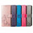 Funda de Cuero Cartera con Soporte Patron de Moda Carcasa H03 para Apple iPhone 15 Plus