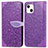 Funda de Cuero Cartera con Soporte Patron de Moda Carcasa H13 para Apple iPhone 14 Plus