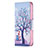 Funda de Cuero Cartera con Soporte Patron de Moda Carcasa L07 para Apple iPhone 13 Pro Multicolor