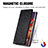 Funda de Cuero Cartera con Soporte Patron de Moda Carcasa S01D para Samsung Galaxy Note 20 5G