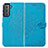 Funda de Cuero Cartera con Soporte Patron de Moda Carcasa S01D para Samsung Galaxy S24 5G