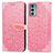 Funda de Cuero Cartera con Soporte Patron de Moda Carcasa S04D para Motorola Moto Edge 20 5G