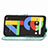 Funda de Cuero Cartera con Soporte Patron de Moda Carcasa S07D para Google Pixel 4a