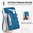 Funda de Cuero Cartera con Soporte Patron de Moda Carcasa S07D para Samsung Galaxy S21 5G