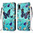 Funda de Cuero Cartera con Soporte Patron de Moda Carcasa Y02B para Samsung Galaxy M01s