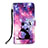 Funda de Cuero Cartera con Soporte Patron de Moda Carcasa Y03B para Apple iPhone 14 Pro Max