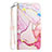 Funda de Cuero Cartera con Soporte Patron de Moda Carcasa Y03B para Samsung Galaxy S22 5G