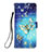 Funda de Cuero Cartera con Soporte Patron de Moda Carcasa Y03B para Samsung Galaxy XCover 5 SM-G525F