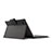 Funda de Cuero Cartera con Teclado para Huawei MediaPad M5 8.4 SHT-AL09 SHT-W09 Negro