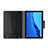 Funda de Cuero Cartera con Teclado para Huawei MediaPad M5 Lite 10.1 Negro