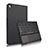 Funda de Cuero Cartera con Teclado para Huawei MediaPad M5 Lite 10.1 Negro