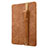 Funda de Cuero Elastico del Pluma Desmontable P02 para Apple Pencil Apple iPad Pro 10.5 Marron