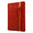 Funda de Cuero Elastico del Pluma Desmontable P02 para Apple Pencil Apple iPad Pro 10.5 Rojo