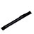 Funda de Cuero Elastico del Pluma Desmontable P03 para Apple Pencil Apple iPad Pro 12.9 Negro