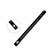 Funda de Cuero Elastico del Pluma Desmontable P04 para Apple Pencil Apple iPad Pro 12.9 Negro