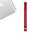 Funda de Cuero Elastico del Pluma Desmontable P04 para Apple Pencil Apple iPad Pro 12.9 Rojo