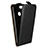 Funda de Cuero Flip V01 para Huawei Honor 9 Lite Negro