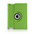 Funda de Cuero Giratoria con Soporte para Apple iPad 4 Verde