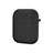 Funda de Silicona con Mosqueton Enchufe para AirPods Carcasa de Carga Z04 Negro