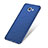 Funda Dura Plastico Rigida Carcasa Fino Arenisca para Samsung Galaxy C9 Pro C9000 Azul