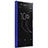 Funda Dura Plastico Rigida Carcasa Fino Arenisca para Sony Xperia XZ1 Compact Azul