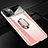 Funda Dura Plastico Rigida Carcasa Mate con Magnetico Anillo de dedo Soporte P01 para Apple iPhone 11 Pro Max