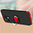 Funda Dura Plastico Rigida Carcasa Mate con Magnetico Anillo de dedo Soporte P02 para Xiaomi Mi 11 Lite 5G