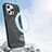 Funda Dura Plastico Rigida Carcasa Perforada con Mag-Safe Magnetic para Apple iPhone 13 Pro Max