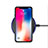 Funda Dura Plastico Rigida Espejo M01 para Apple iPhone 7 Plus Negro