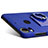 Funda Dura Plastico Rigida Fino Arenisca con Anillo de dedo Soporte para HTC Desire 10 Pro Azul