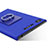 Funda Dura Plastico Rigida Fino Arenisca con Anillo de dedo Soporte para Sony Xperia XZ1 Azul