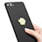 Funda Dura Plastico Rigida Mate con Anillo de dedo Soporte A02 para Xiaomi Mi 6 Negro