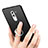 Funda Dura Plastico Rigida Mate con Anillo de dedo Soporte A03 para Huawei Honor 6X Negro