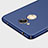 Funda Dura Plastico Rigida Mate con Anillo de dedo Soporte para Huawei Honor 6A Azul