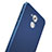Funda Dura Plastico Rigida Mate con Anillo de dedo Soporte para Huawei Honor 6C Azul
