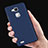 Funda Dura Plastico Rigida Mate con Anillo de dedo Soporte para Huawei Mate 7 Azul